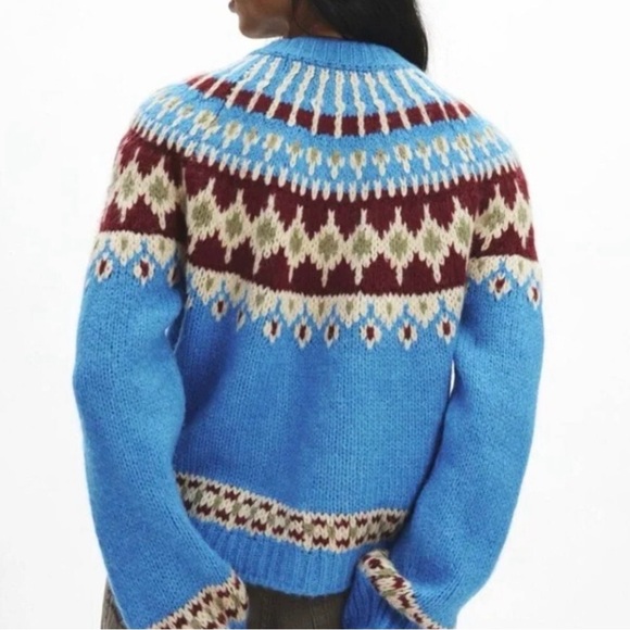 NWOT BDG Fairisle Knit Cardigan - Picture 2 of 12